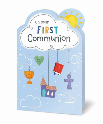 Picture of ON YOUR FIRST COMMUNION CARD